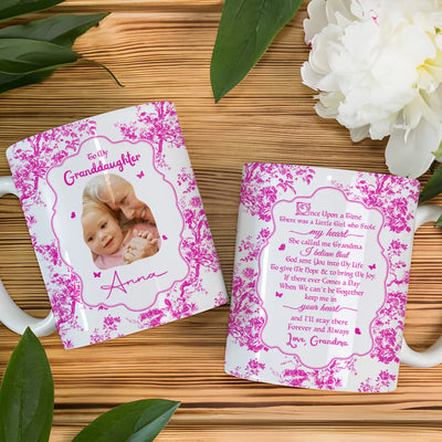 Custom Mug - To My Granddaughter, Once Upon A Time - Personalized Gift To Granddaughter image 0