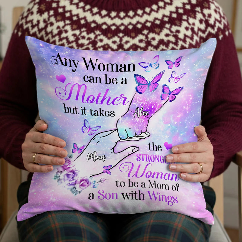 Custom Pillow - Any Woman Can Be Mother - Personalized Gifts For Mother&