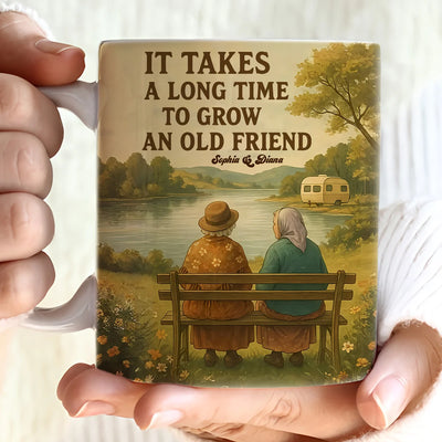 Custom Mug - It's Take A Long Time To Grow An Old Friends - Personalized Gifts to Besties, Friends, Coworker image 5