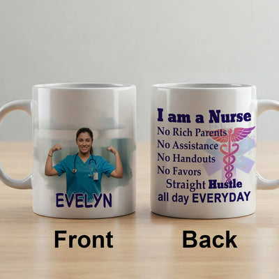 Custom Mug - I Am A Nurse - Personalized Gift For Nurse image 0