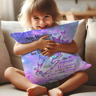Custom Pillow - Any Woman Can Be Mother - Personalized Gifts For Mother's Day, Grandma image 5