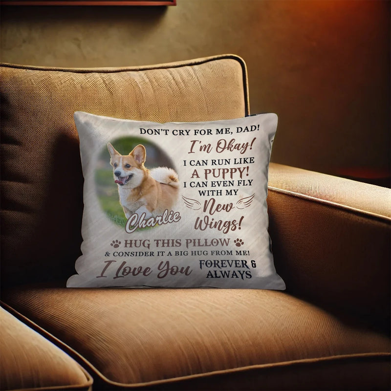 Custom Memorial Dog Loss Pet Loss Pillow - Don&