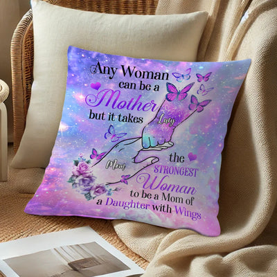 Custom Pillow - Any Woman Can Be Mother - Personalized Gifts For Mother's Day, Grandma image 2