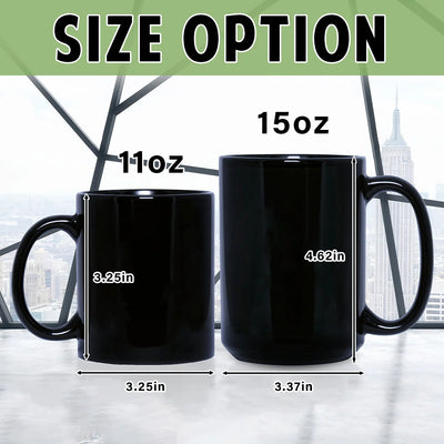 Custom Black Mug - Dad Nutrition Facts - Personalized Father's Day image 6