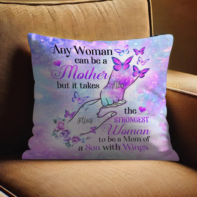 Custom Pillow - Any Woman Can Be Mother - Personalized Gifts For Mother&
