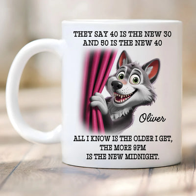 Custom Mug - They Say 40 Is The New 30 And 50 Is The New 40 - Personalized Funny Trending Mug image 2