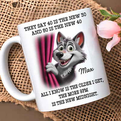 Custom Mug - They Say 40 Is The New 30 And 50 Is The New 40 - Personalized Funny Trending Mug image 5