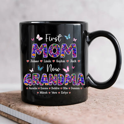 Custom Mug - First Mom Now Grandma - Personalized Gifts to Grandma, Mother's Day image 5