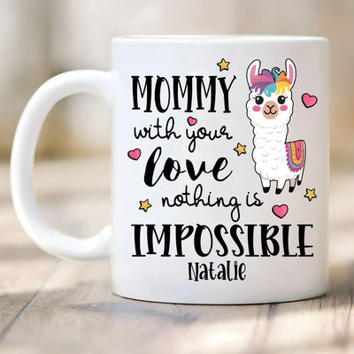 Custom Mug - Mommy With Your Love - Personalized Gifts to Mother's Day image 2