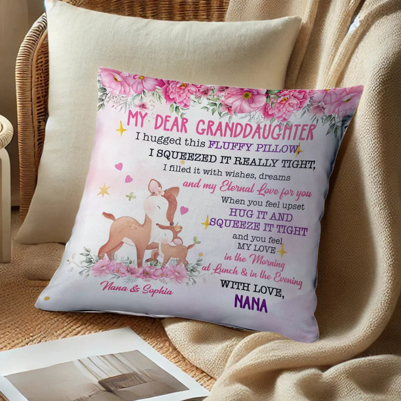 Custom Pillow - To My Dear Grandson - Personalized Gifts For Daughter, Granddaughter, Grandson image 4