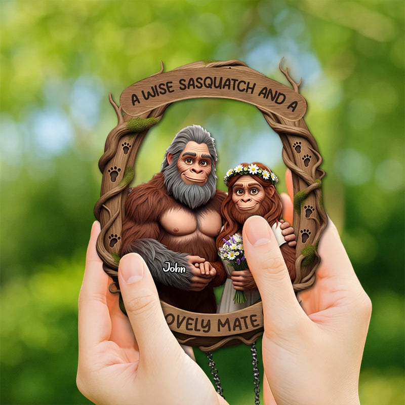 Custom Photo Round Wood Sign - You And Me We Got This - Personalized Gifts to Couple, Husband, Wife image 5