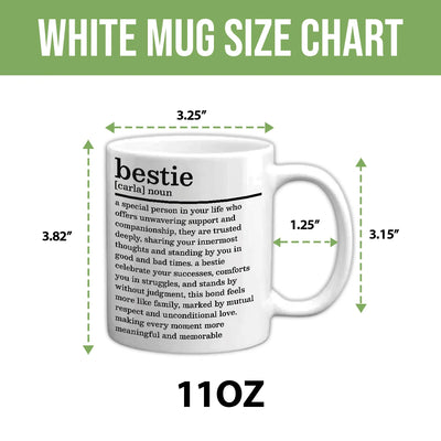 Custom Photo Mug - Bestie A Special Person In Your Life - Personalized Gifts to Friends, Sisters, Besties image 6