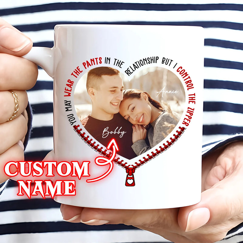 Custom Mug - You Moan And I Set Pace - Personalized Gift For Wife, Husband, Girlfriend, Boyfriend image 4