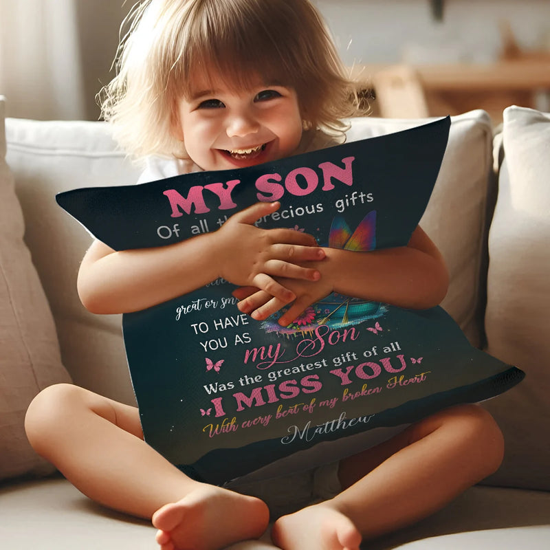 Custom Pillow - Of All The Precious Gifts In Life - Personalized Gifts For Memorial Day, Grandma, Grandpa, Family Member image 4