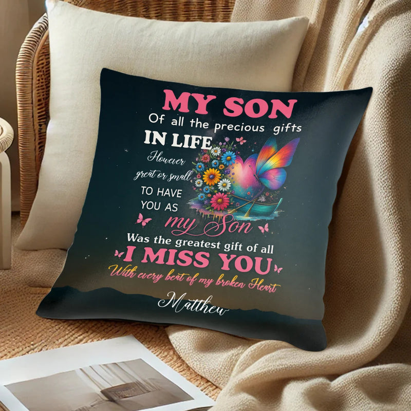 Custom Pillow - Of All The Precious Gifts In Life - Personalized Gifts For Memorial Day, Grandma, Grandpa, Family Member image 2