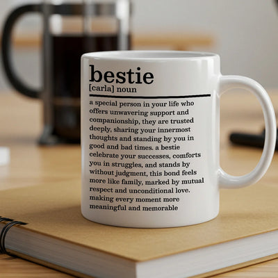 Custom Photo Mug - Bestie A Special Person In Your Life - Personalized Gifts to Friends, Sisters, Besties image 2