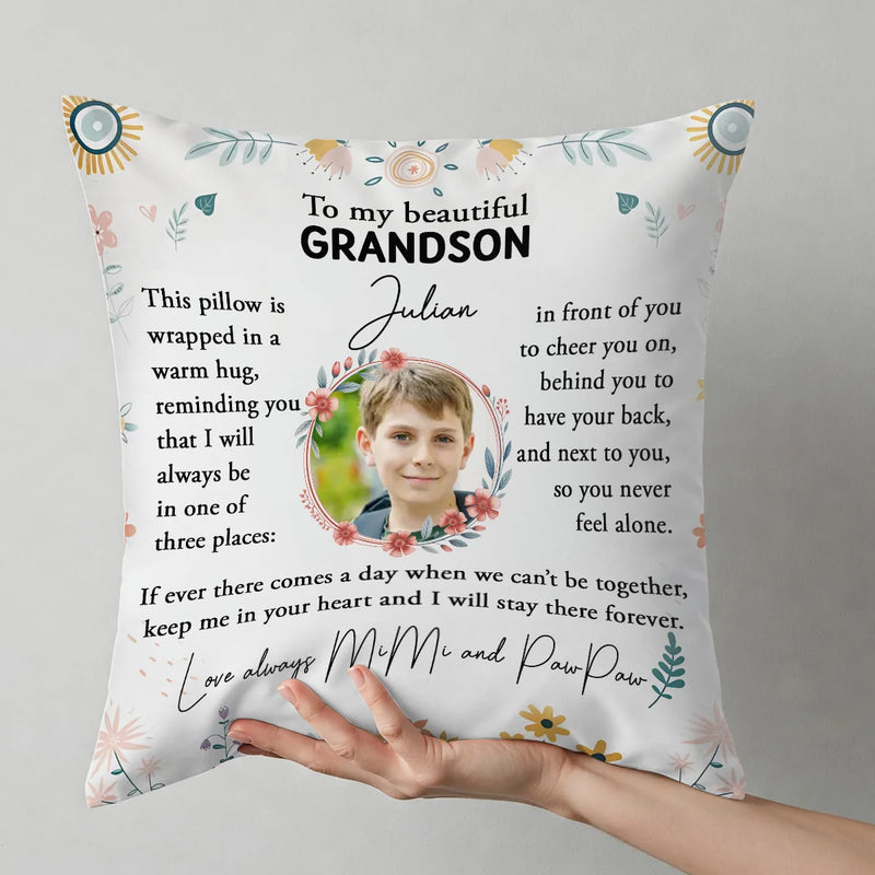 Custom Pillow - To My Beautiful Granddaughter - Personalized Gifts For Granddaughter, Family Members, Mother&