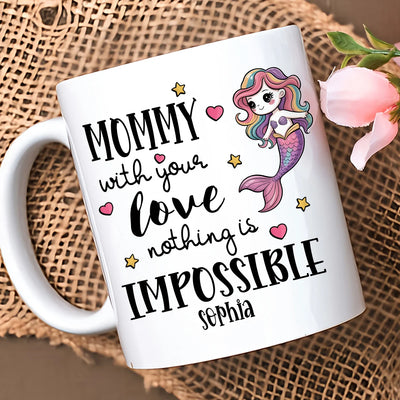 Custom Mug - Mommy With Your Love - Personalized Gifts to Mother's Day image 5