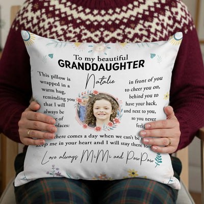 Custom Pillow - To My Beautiful Granddaughter - Personalized Gifts For Granddaughter, Family Members, Mother's Day image 3