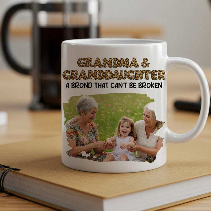 Custom Photo Mug - Mother & Daughter A Bond That Can&