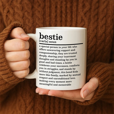 Custom Photo Mug - Bestie A Special Person In Your Life - Personalized Gifts to Friends, Sisters, Besties image 5