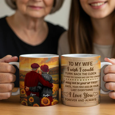 Custom Mug - I Love You Forever And Always - Personalized Gifts to Couple, Husband, Wife image 1