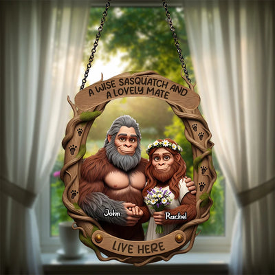 Custom Photo Round Wood Sign - You And Me We Got This - Personalized Gifts to Couple, Husband, Wife image 3